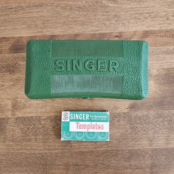 Singer Green Sewing Machine Templates - Picture 2 of 2